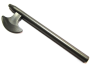 Parts Weapon - Halberd/axe 3848 - Pearl Dark Grey