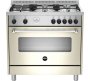 La Germania AMS95C61LBCR Stainless Steel Automatic Gas Stove With Oven 5 Burners