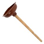 Force Cup Plunger 150MM Wooden Handle Livestainable