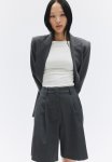 Boat-neck Jersey Top - White