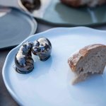 Double Hippo Plate - Gloss White