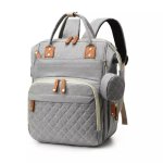 2-IN-1 Multi-functional Baby Diaper Bag Portable Changing Bed