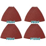 Total Tools 20 Pcs Delta Sanding Sheets Total