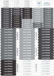 Strip School Labels Monochrome