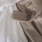 Club Classique Bamboo Bathrobes 400GSM - Various Sizes - White & Stone - Lge Stone