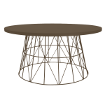 Diamond Coffee Table - Mocha Bronze Gold Ferro