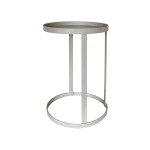 Tip Toe Metal Side Table Grey