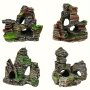 Miniature Mountain Aquarium Decor - Resin Rockery For Fish Tanks Abs Material