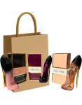 Women& 39 S Perfume Gift Set 3X40ML With Bag Jook Cool Girl Purple & Cool Girl Pink Eau De Parfum Combo Long Lasting Fragrance