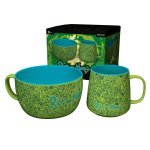 Rick And Morty – Breakfast Set Mug And Bowl – Pattern