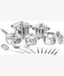 Bennett Read 19 Piece Supreme Strainer Set - 1 X 16CM Casserole Pot & Lid 1 X 18CM Casserole Pot & Lid 1 X