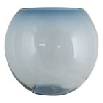Blue Bubble Ball Vase 26 X 28CM