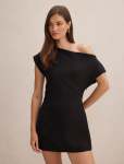 Danielle Asymmetrical MINI Dress - 16 Black