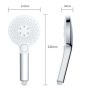 Chrome 3-FUNCTION Setting Hand Shower A13