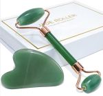 Jade Roller With Heart Gua Sha Tool