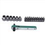 17 In 1 Chrome Steel Ratchet Socket Torque Wrench Screw Bit