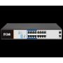 D-link Consumer 16 Poe 10 100 1000 Ports + 2 Gigabit Sfp Ports Long Range Smart Switch 150W Total Poe Budget Max Distance 250M