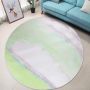 160CM Round Branded 3D Printed Area Rug Lightweight - RM25