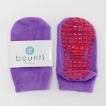 Kids Socks Purple & Red - 5-12 Years Old