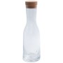 Bohemia Cristal 1.2L Carafe Cut Glass With Cork Stopper