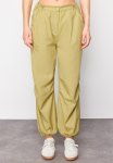 Jogger Normal Waist Elastic Woven Trousers - Green