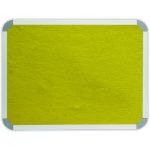 Parrot Info Board Aluminium Frame Yellow Felt 1800 X 1200MM