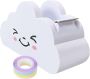 Rainbow Tape Dispenser And Cloud-shaped Adhesive Tape Cutter Set Desktop