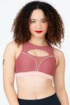 High Impact Performance Crop Top Sports Bra Padded