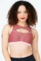 High Impact Performance Crop Top Sports Bra Padded