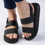 Madison Halter Sandal - Black - 8