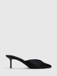 Pamela Pointed Toe Mule Heel - 40 Black