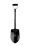 Kaufmann Steel Round Nose Shovel Black 30CM