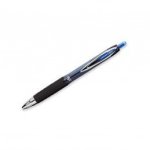 UMN-207 Blue 0.7MM Rollerball Retractable Pen Rubber Grip – Each – 41-0207-02