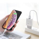 Hoco Dual USB 2.4A Charger With Lightning Cable