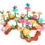 Flower Garden Building Toys Kids Puzzle Toy Flower 144 Pieces