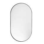 Aura Small Mirror Black Gold - Gold