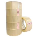 Zs - Clear Tape 48MM X 100M - Transparent Pack Of 6