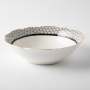- Midnight Bloom Salad Bowl 23CM