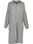 Grey Long Knit Cardigan - XL Grey