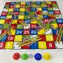 Fun Family Snakes & Ladders Board Game - Enhances Strategy Skills Ideal For Bonding & Birthdays Durable Pp Material