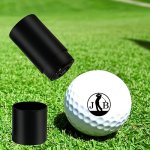 Custom Golf Ball Stamp With Quick-dry Waterproof Ink - Personalized Reusable Golf Ball Marker Tool With Stamper Oil Ideal Gift F