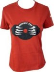 Women T-Shirt Medium Red