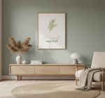 Customisable Poster Botanical Sage Leaf