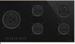 Smeg 90CM 5 Burner Gas On Glass - PV695LCNR