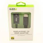 GIZZU Dp To HDMI Active Adapter Blk