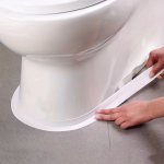 Protect Your Kitchen & Bathroom From Moisture & Mildew With This Waterproof Anti-mildew Toilet Caulk Strip