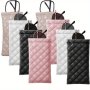 Chic Faux Leather Fashion Glasses Case - Ultra-soft Portable & Stylish With Secure Closure For Women