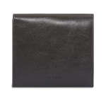 Man's Square Apache Cow Leather Wallet - Black
