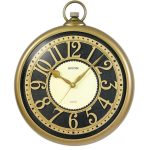 Rhythm Pocket Watch Wall Clock 35.5 Cm X 42.5 Cm X 4.3 Cm