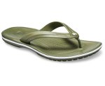 Crocband Flip - Army Green white M13